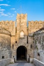 Gate dÃ¢â¬â¢Amboise in Rhodes, Greece